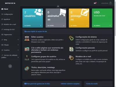 Plataforma de Inteligência Artificial e Geração de Conteúdo (SaaS)