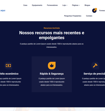 Sistema Para Aluguel De Equipamentos