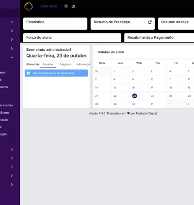 Sistema De Gestão Escolar Com Erp