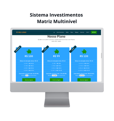 Sistema Investimentos Matriz Multinível
