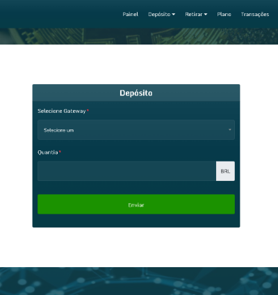Sistema Investimentos Matriz Multinível