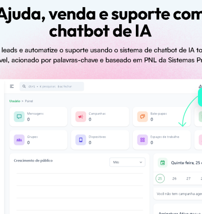 Marketing com IA | Automação de Chat e Envio em Massa no WhatsApp SaaS