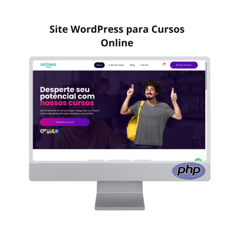 Template WordPress para Cursos Online